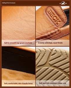 Zapatos Casuales Gongyang para Hombre, Estilo Otoño 2026, Suela de Goma Suave, Transpirables, Tipo Mocasín, Sin Cordones - Product Image 6