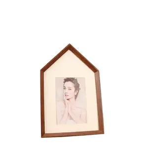 Manufacturer direct selling creative house photo frame custom size wedding photo frame children's photo frame