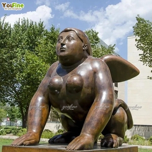 Sculpture de femme corpulente <span class=keywords><strong>Botero</strong></span> en cuivre de conception célèbre pour jardin - Product Image 5