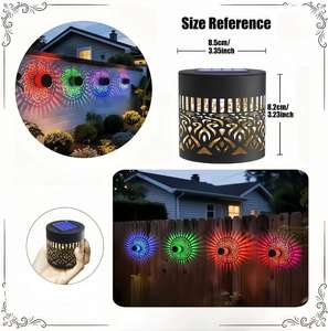 Lámpara de Pared LED RGB con Sensor de Movimiento, Resistente al Agua IP65, de Latón para Exteriores, Ideal para Jardín, Villa y Paisajismo - Product Image 6