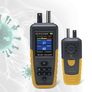 Compteur de poussière laser portable 3 canaux, détecteur de température, d'<span class=keywords><strong>humidité</strong></span>, PM2.5, PM10, mesure des particules atmosphériques - Product Image 2