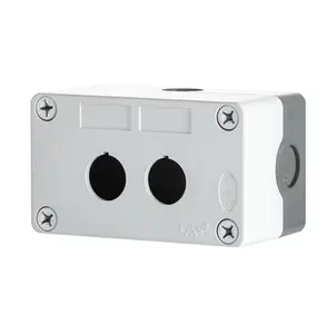 22mm 2 hole push button plastic waterproof box emergency stop button box