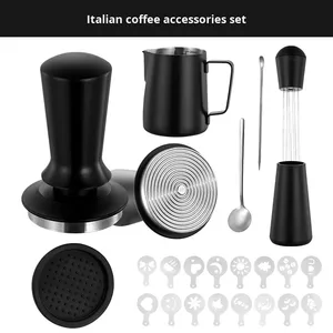YIRUI Durable 51/53/58mm Self-Leveling Barista <strong>Coffee</strong> <strong>Tamper</strong> 304 Stainless Steel Espresso <strong>Set</strong> Graduated Tag <strong>Coffee</strong> Needle - Product Image 3