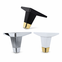 Pieds de canapé en métal de qualité supérieure pour canapé, table basse, meuble TV, lit – Support durable, installation facile, amélioration moderne