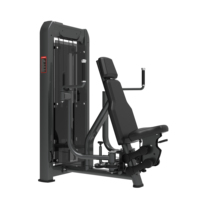 Appareil de musculation professionnel en acier pour l'entraînement de la force pectorale, machine à pectoral fly à charge par broches, avec pile de poids réglable de 100 kg