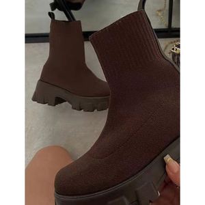 Ladies Classic Colorful Sock Shoes Casual Style <strong>Slip</strong> on Cheap Price Women Fashion Sneakers - Product Image 4