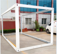 Structure de maison préfabriquée en acier galvanisé sur mesure pour bureau mobile ou entrepôt