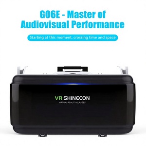 Gafas de realidad virtual portátiles VR SHINECON G06E en oferta con pantalla de 80 pulgadas para hardware VR de IOS y Android - Product Image 1