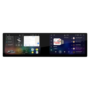 Autoradio Android 13 à double écran 10,1 pouces, Octa Core 8+128G, 4G LTE, CarPlay sans fil, Android Auto, GPS Navi, <span class=keywords><strong>cam</strong></span>éra de recul - Product Image 1