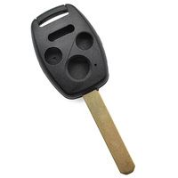 Carcasa para Llave de Coche con 4 Botones, Espacio para Chip y Adhesivo, Sin Llave Previamente Cortada