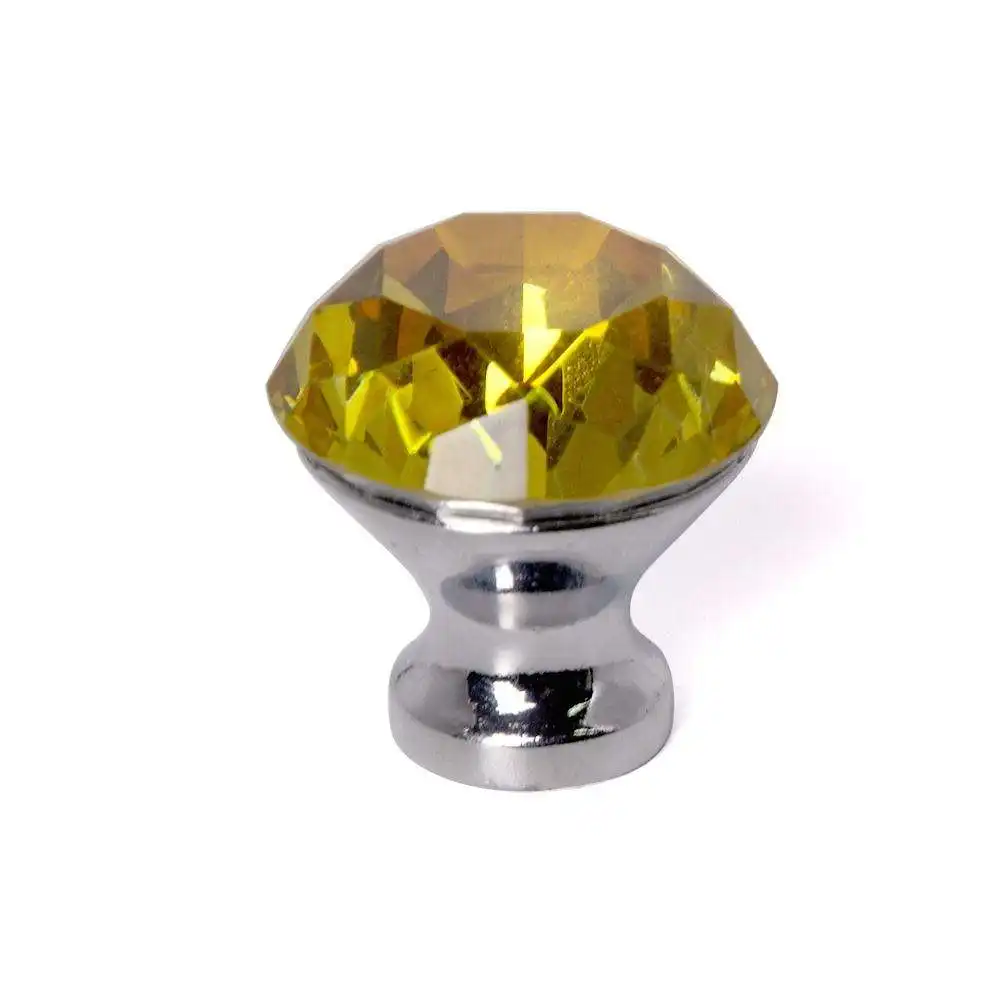 Honor Of Crystal 30/40mm pomello per porta in cristallo fantasia maniglie diamantate in vetro manopole per cassetti dell'armadio da cucina