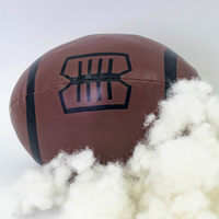 Mini ballon de rugby souple, en PVC, simili cuir, rembourré en coton PP, jouet de football pour enfants, pour les jeux sportifs