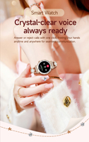 Nouvelle Montre Connectée Femme 2026 Écran AMOLED Clair Suivi Santé Fréquence Cardiaque Oxygène Sanguin Surveillance du Sommeil Mode Exquise ODM