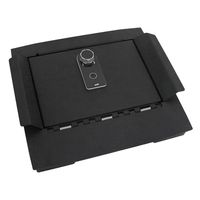 Tuojue Kit intérieur monté sur console de coffre-fort en métal robuste pour camion Ford F250