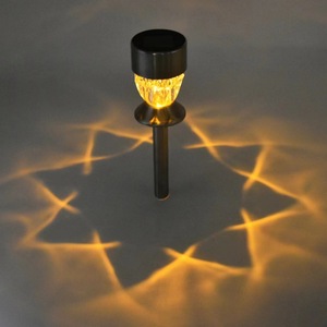 Luces Solares para Jardín Hejia Lighting, Forma de Diamante, Cilíndricas, Luz Blanca Cálida, Arcoíris, Inductivas, para Caminos Exteriores - Product Image 4