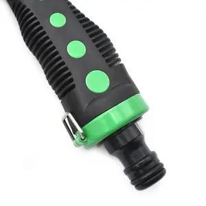 New Design Garden Hose Nozzle Sprayer Comfortable Soft Grip Zinc 7-Pattern Hose Nozzle With Front Trigger