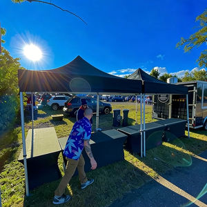 Tente de réception extérieure imperméable pliable, carpas pour événements, tente personnalisée avec logo, 10 x 10, auvent pour événements, tentes pour salons professionnels - Product Image 2