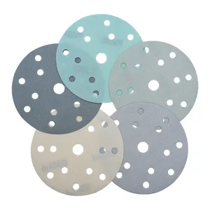 125mm 150mm Ultra Flexible Film Abrasive Sandpaper Sanding Disc For Putty Polishing And Surface Repair Refinish