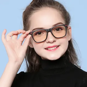 2023 नई उत्पाद उच्च गुणवत्ता प्यारा बच्चों गेमिंग ब्लू प्रकाश अवरुद्ध लेंस Eyewear चश्मा लड़कियों को लड़कों के लिए