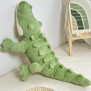Peluche a Forma di Coccodrillo Simulato, Cuscino Decorativo per Divano, Regalo per Bambini a Tema <span class=keywords><strong>Zoo</strong></span> - Product Image 6