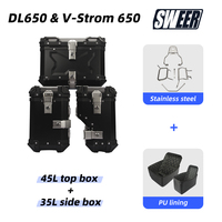 Top Case Moto en Alliage d'Aluminium et Coffre Latéral de Moto en Gros pour Suzuki DL650 V-Strom 650