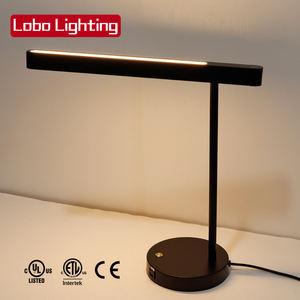 Holiday Inn Express Formula Blue IHG-Lámparas de escritorio para hotel, lámpara de mesa de lectura LED con 2 puertos de carga USB - Product Image 1