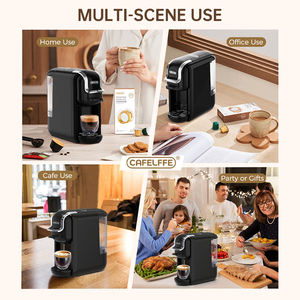 Cafetera CAFELFFE 4 en 1 para Cápsulas Múltiples, Caliente/Frío, DG Cappuccino, Cápsulas Pequeñas, Cápsulas ESE, Café Molido, Cafetería, 19 Bares - Product Image 5