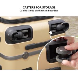 गियरबॉक्स 25 इंच हल्के मल्टीफंक्शनल पीसी यूनिसेक्स स्पोर्ट्स स्टाइल कैरी-ऑन सामान स्पिनर व्हील एल्यूमीनियम ट्रॉली बड़ा - Product Image 3