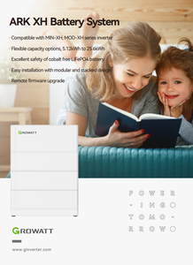 Batterie Growatt LiFePo4 Haute Tension 360-950V 5.12KWH 6000 Cycles Systèmes d'Énergie Électrique ARK 5.1XH IP65 Extérieur - Product Image 2