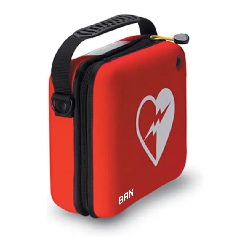 Boîte de défibrillateur de sauvetage de voyage AED sac médical de réponse de stockage cas d'urgence de défibrillateur externe automatique
