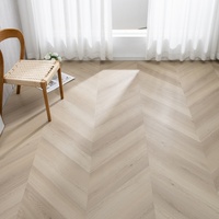 Parquet en vinyle de luxe résistant à l'usure, motif chevron, imitation marbre, SPC, planchers en bois contrecollé pour la décoration de la maison