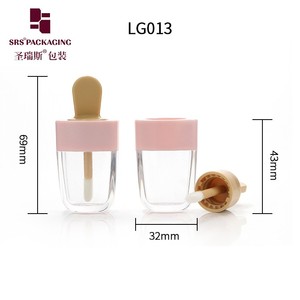 Faites votre propre haute qualité enfants de forme de crème glacée unique mignon brillant à lèvres conteneur - Product Image 1