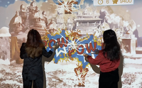 Jeux de projection murale interactifs avec balles, projecteur interactif, projection murale interactive intérieure, divertissement pour enfants