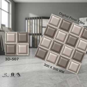กระเบื้องปูพื้นเซรามิกพิมพ์ลายดิจิตอล Vistaar ขนาด 12x12 นิ้ว หนา 5 มม. ทันสมัย กันน้ำ กันลื่น เหมาะสำหรับใช้ในห้างสรรพสินค้า ภายนอกอาคาร ห้องโถง ห้องน้ำ - Product Image 2