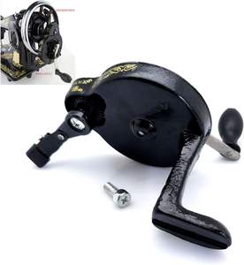 <span class=keywords><strong>Machine</strong></span> à <span class=keywords><strong>coudre</strong></span> <span class=keywords><strong>Singer</strong></span> à l'ancienne nouvelle condition Vintage manivelle roue en fonte outil de couture domestique - Product Image 3