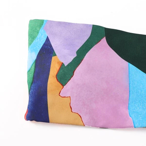 Soie Bikini Brésilien Multicolore Partout Graphique <span class=keywords><strong>Bandeau</strong></span> Bikini taille Haute <span class=keywords><strong>Maillot</strong></span> De Bain - Product Image 4