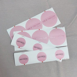 Etiqueta Adhesiva Redonda con Logotipo Personalizado, Etiqueta de Sellado Autoadhesiva, Juego de Etiquetas de Marca para Cajas de Regalo, Decoración de Regalos - Product Image 4