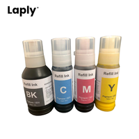 Laply EP113 Pewarna untuk Isi Ulang ET-5150/ET-5170/ET-5800/ET-5805 untuk Printer 4 Warna 127/70ml 7500/6000 Halaman