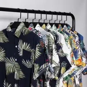 Nieuwkomers Herenoverhemden Met Korte Mouwen Hawaiiaanse Shirt Resortkleding