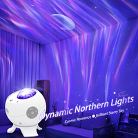 Lámpara Proyector de Galaxia, Aurora y Cielo Estrellado con Láser USB para Dormitorio, Hogar Inteligente, Decoración y Regalo