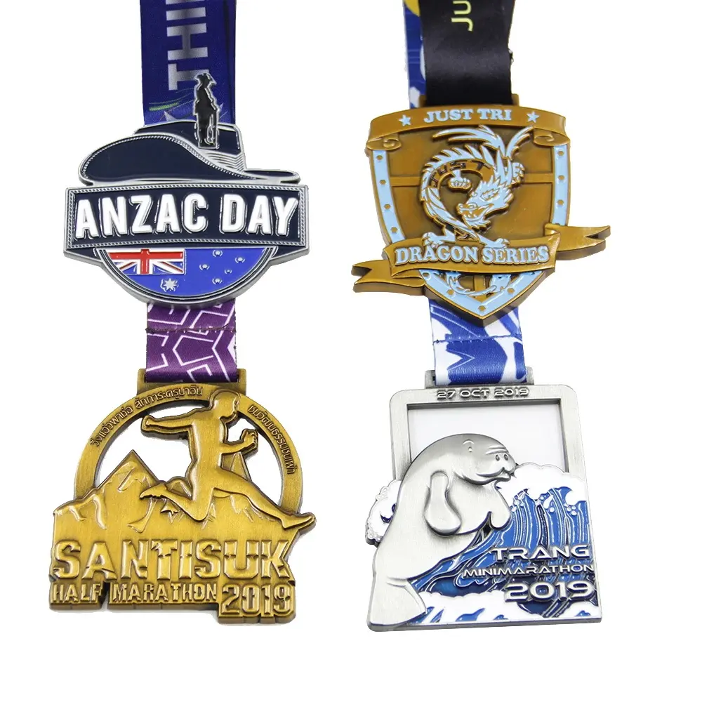 Medallas de oro creativas personalizadas, precio competitivo de alta calidad, medalla de baile de Metal personalizada, medalla de gimnasia