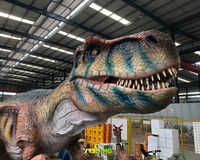 Modèle de dinosaure animatronique grandeur nature de 6 m, T-rex en silicone imperméable, Tyrannosaurus pour musée, parc d'aventure, intérieur/extérieur