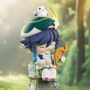 Figura de Acción de Anime de la Serie Chibi de <span class=keywords><strong>Genshin</strong></span> Impact Dress-up Dreams, Resina de PVC, Escala 1/12, 8 cm, Adorno para Bolsa, Figuras para el Hogar - Product Image 6