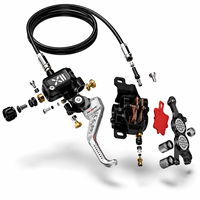 Ensemble de freins hydrauliques CNC FEREI XII Pro 2026 pour VTT, système de frein à disque à 4 pistons avec refroidissement