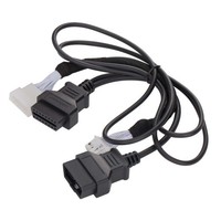 Untuk Camry 2013-2015 Kabel Adaptor Pembaca Kode OBD untuk Kendaraan FAW JP Hitam Konektor Diagnostik 30 Pin Garansi 1 Tahun