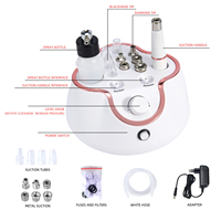 Appareil de microdermabrasion au diamant 3 en 1, jet d'oxygène, peeling, haute fréquence, nettoyage des pores du visage, blanchiment de la peau