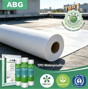 Membrana de Techo TPO Blanca Reflectante del Calor con Función de Enfriamiento Solar, Lámina Ahorradora de Energía para Techos Comerciales - Product Image 1
