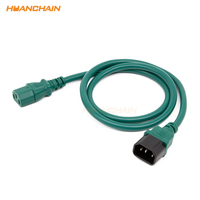 Cordon d'alimentation verrouillable IEC C13 vers C14, certifié ETL, câble SJTW, indice IP65, 100% cuivre pur pour ordinateur portable, sortie Chine