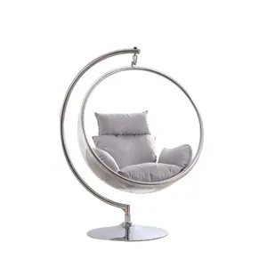 Chaise suspendue en verre en forme d'œuf pour l'extérieur, la cour, le patio, le <span class=keywords><strong>jardin</strong></span>, les loisirs en intérieur, vente chaude - Product Image 1
