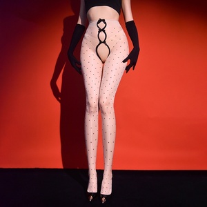 Collants d'été ultra-fins en Spandex/Nylon, antibactériens, respirants, doux pour la peau, protection solaire, sexy, à entrejambe <span class=keywords><strong>ouvert</strong></span> - Product Image 4